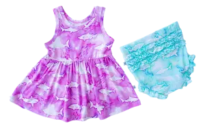 Bondi Peplum Dress Set- Final Sale