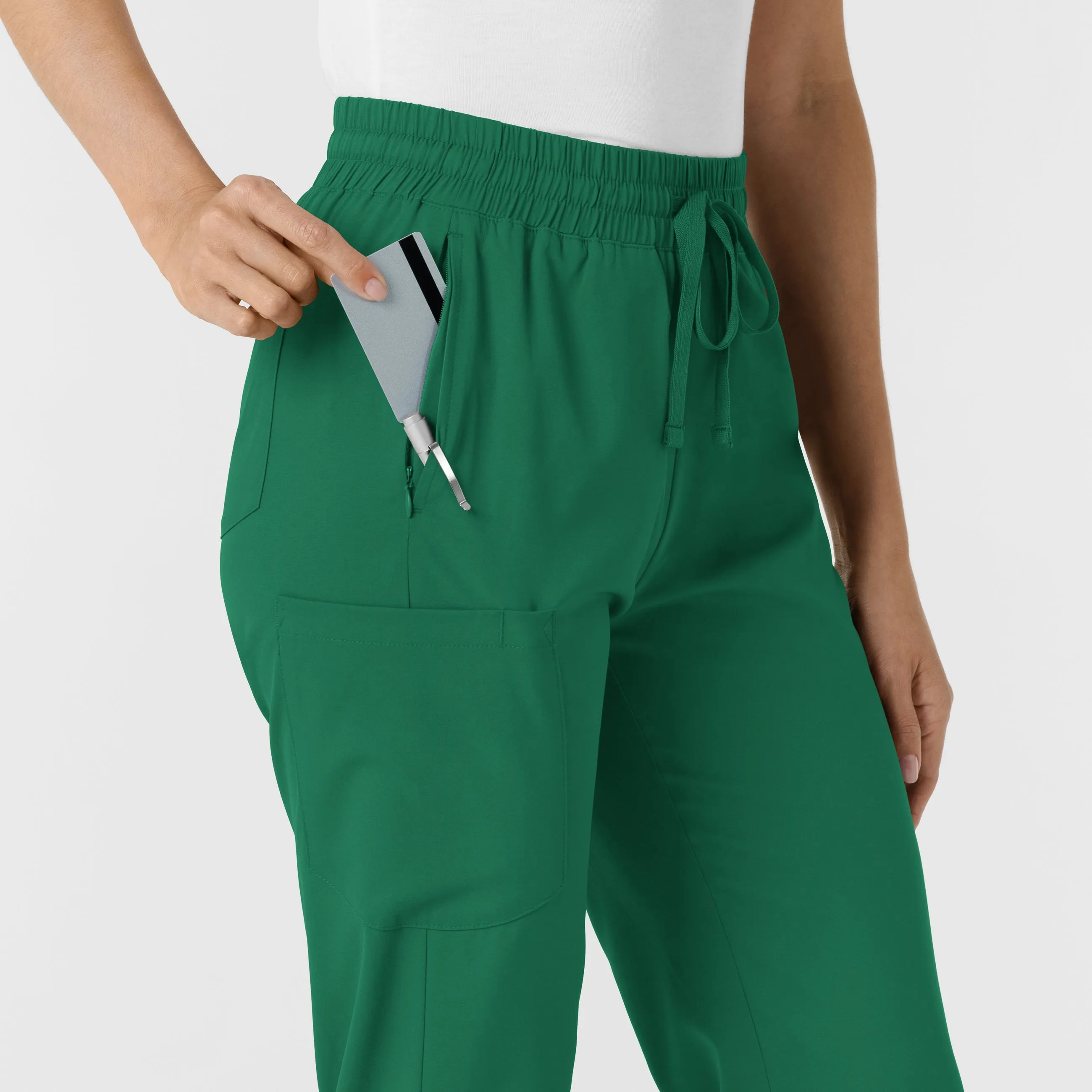Boundless 5251 Bootcut Scrub Pants Hunter