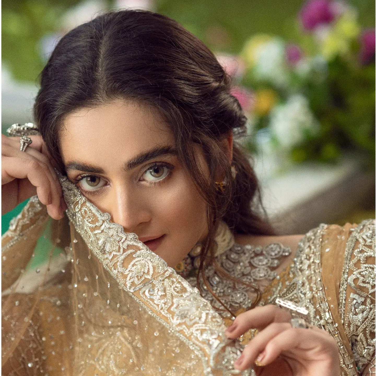 Bridal Lehenga Peplum Yellow Pakistani Bridal Dress