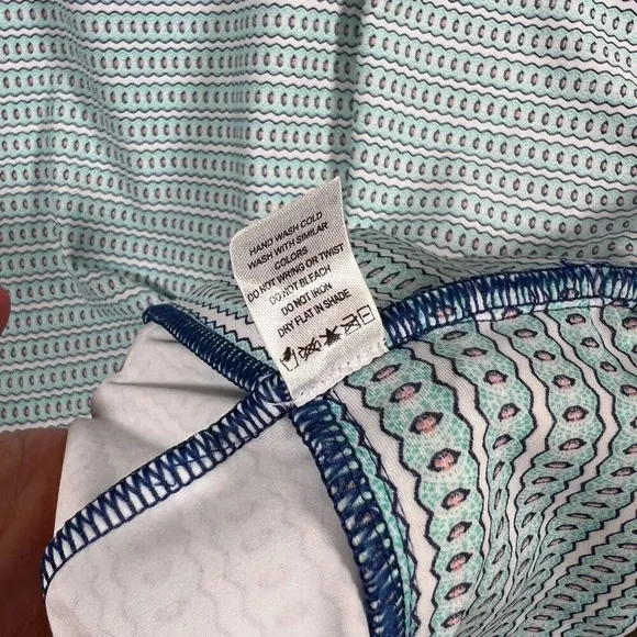 Cabana Life Embroidered Shift Dress Size Medium Blue Swim Cover Vacation Beach