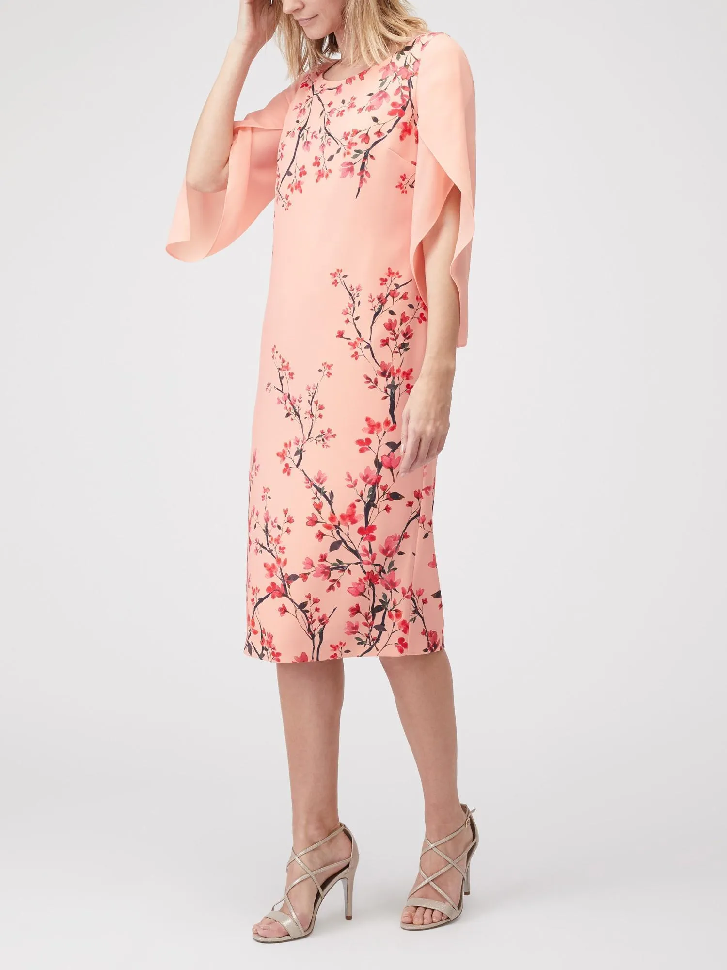 CAMILLA PRINTED SHIFT DRESS, SZ 10! Hand painted in our London design studio! RETAILS $350 