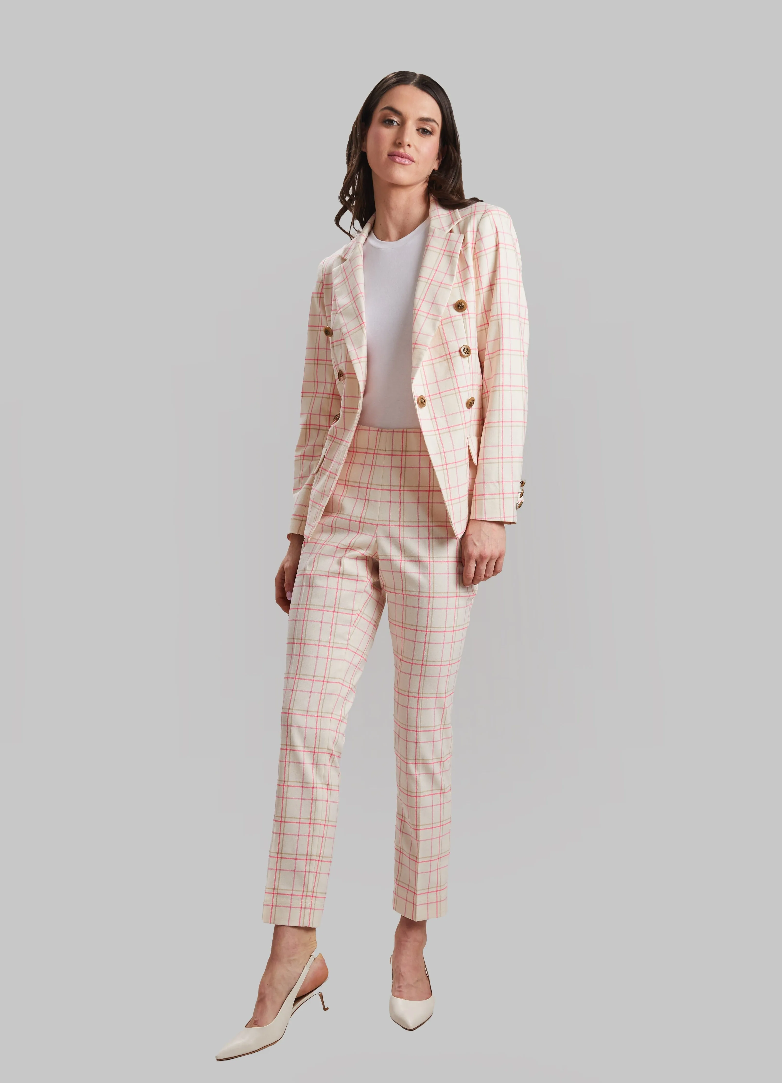 Cape Plaid Steely Jacket - FINAL SALE