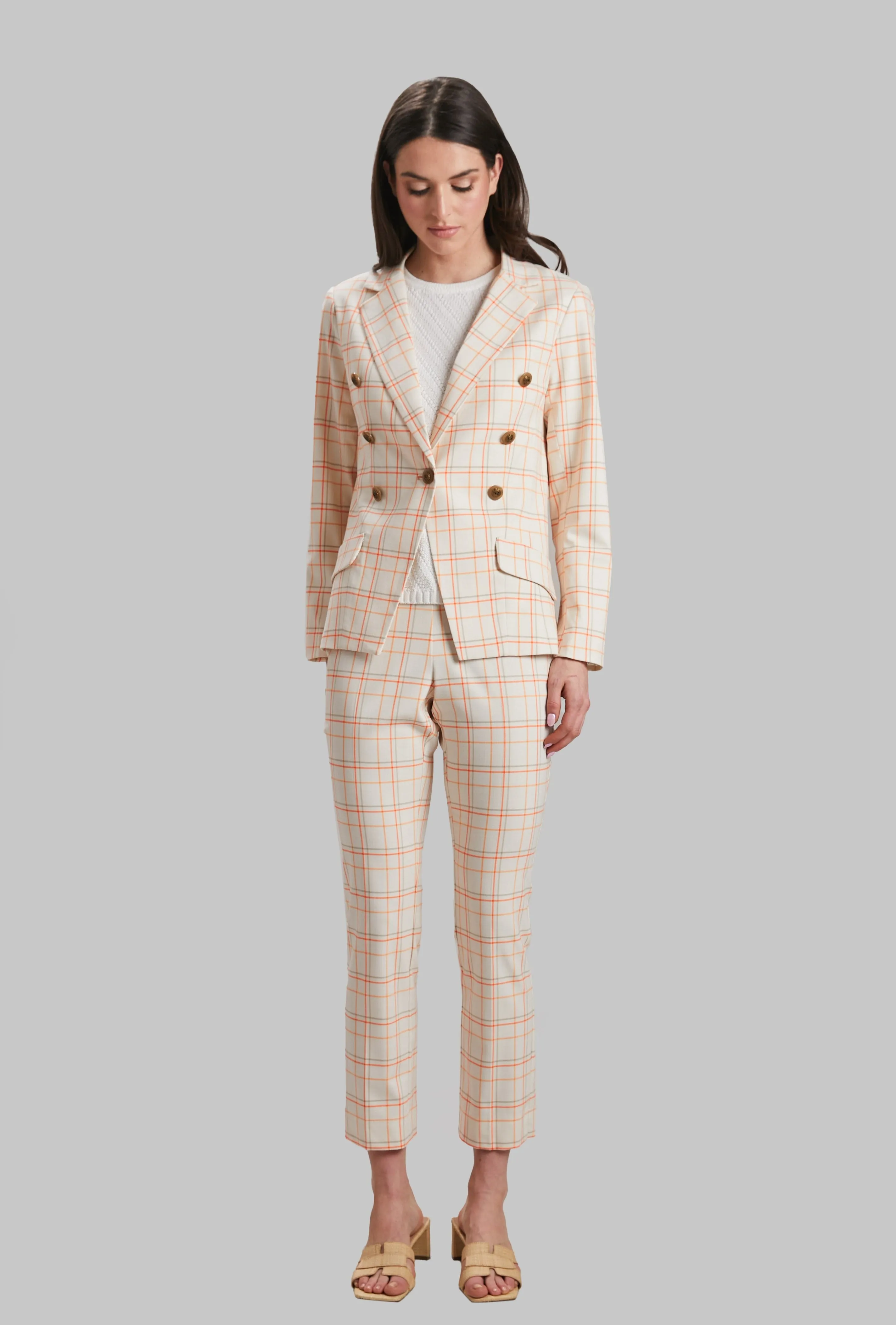 Cape Plaid Steely Jacket - FINAL SALE