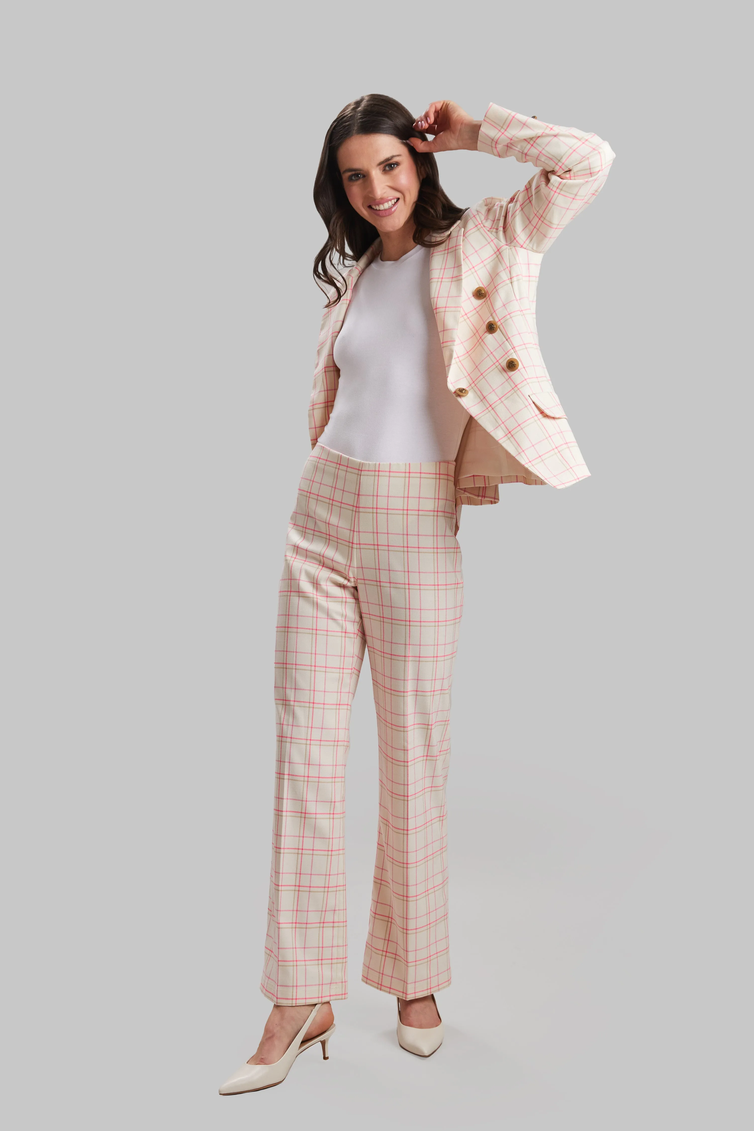 Cape Plaid Steely Jacket - FINAL SALE