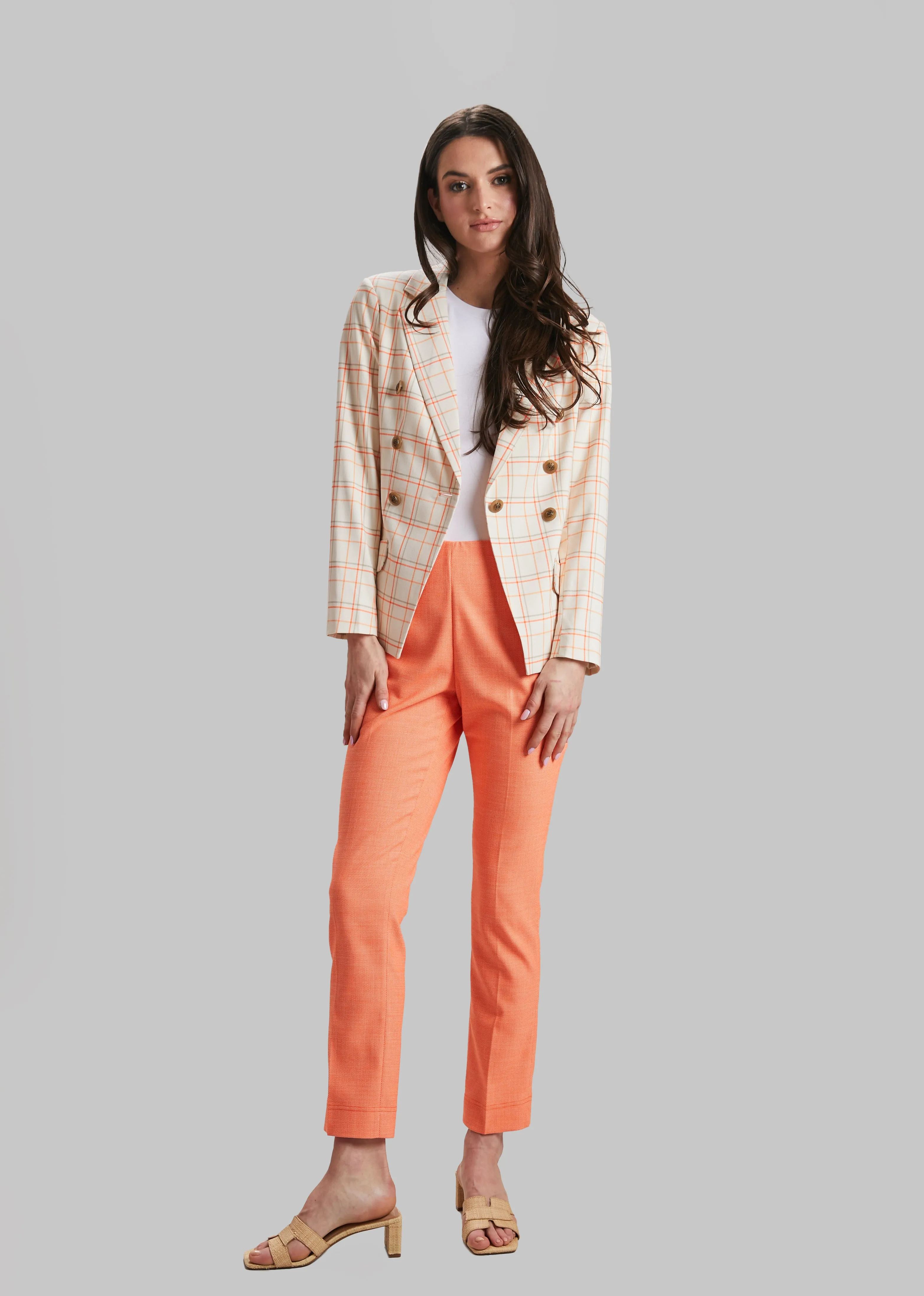 Cape Plaid Steely Jacket - FINAL SALE