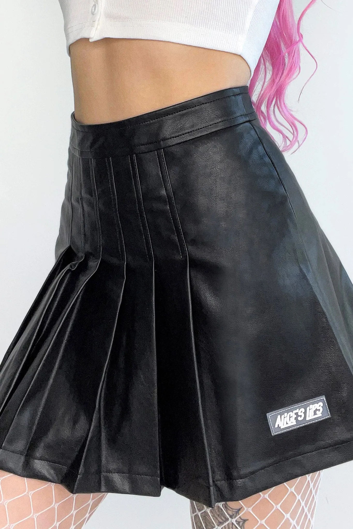 Cat Pleated Skirt
