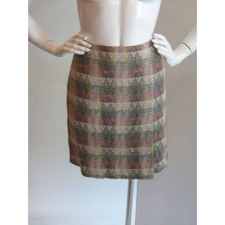 CHANEL Multicolored Two-Piece Jacket and Skirt Set | Size 28