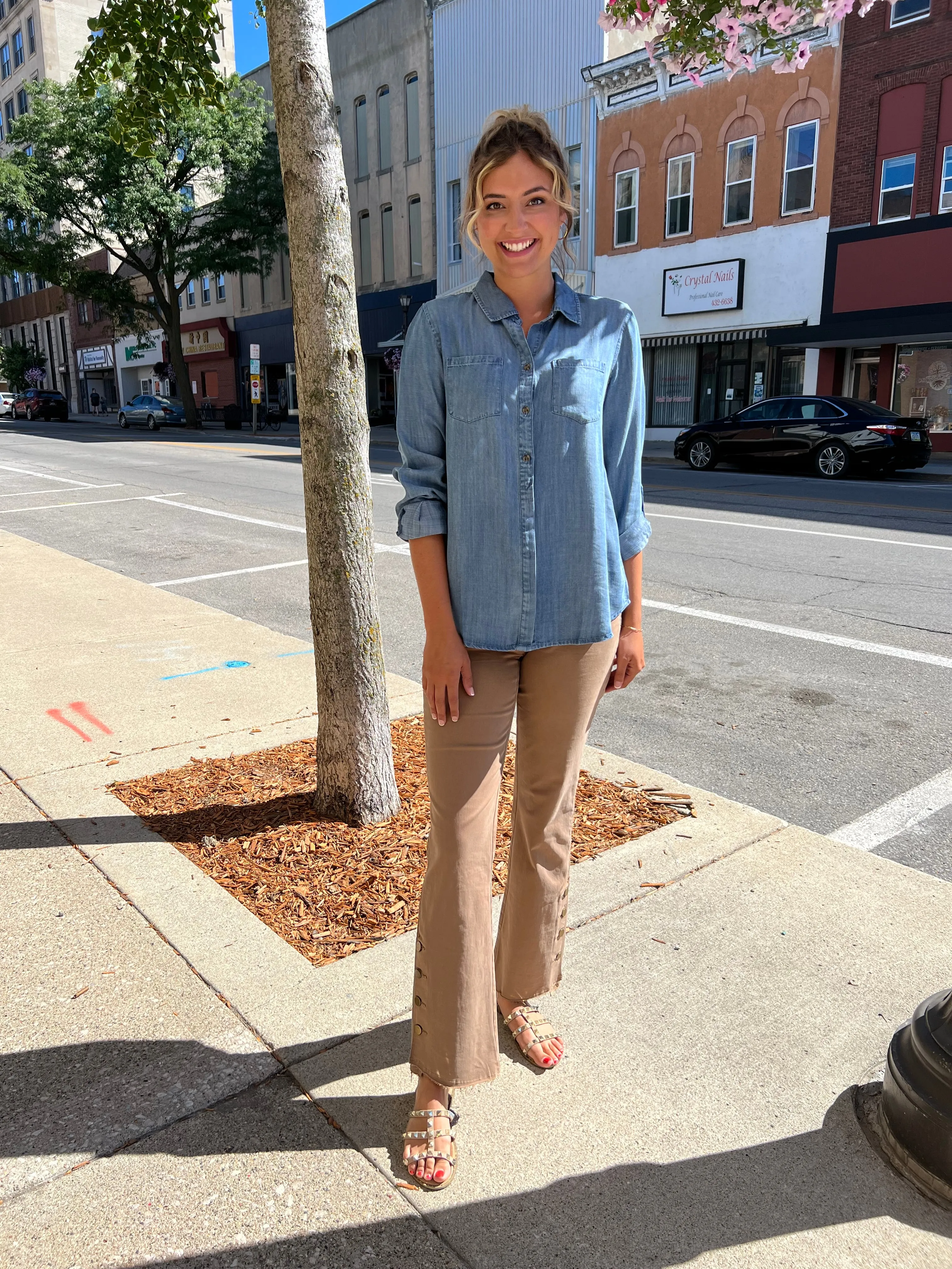 Charlie B. Tencel Blouse