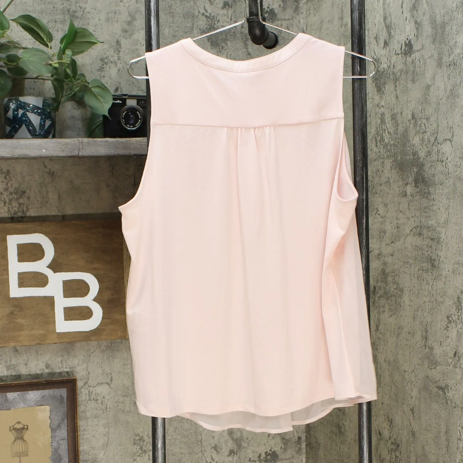 Charter Club Women's Sleeveless Pintuck Blouse