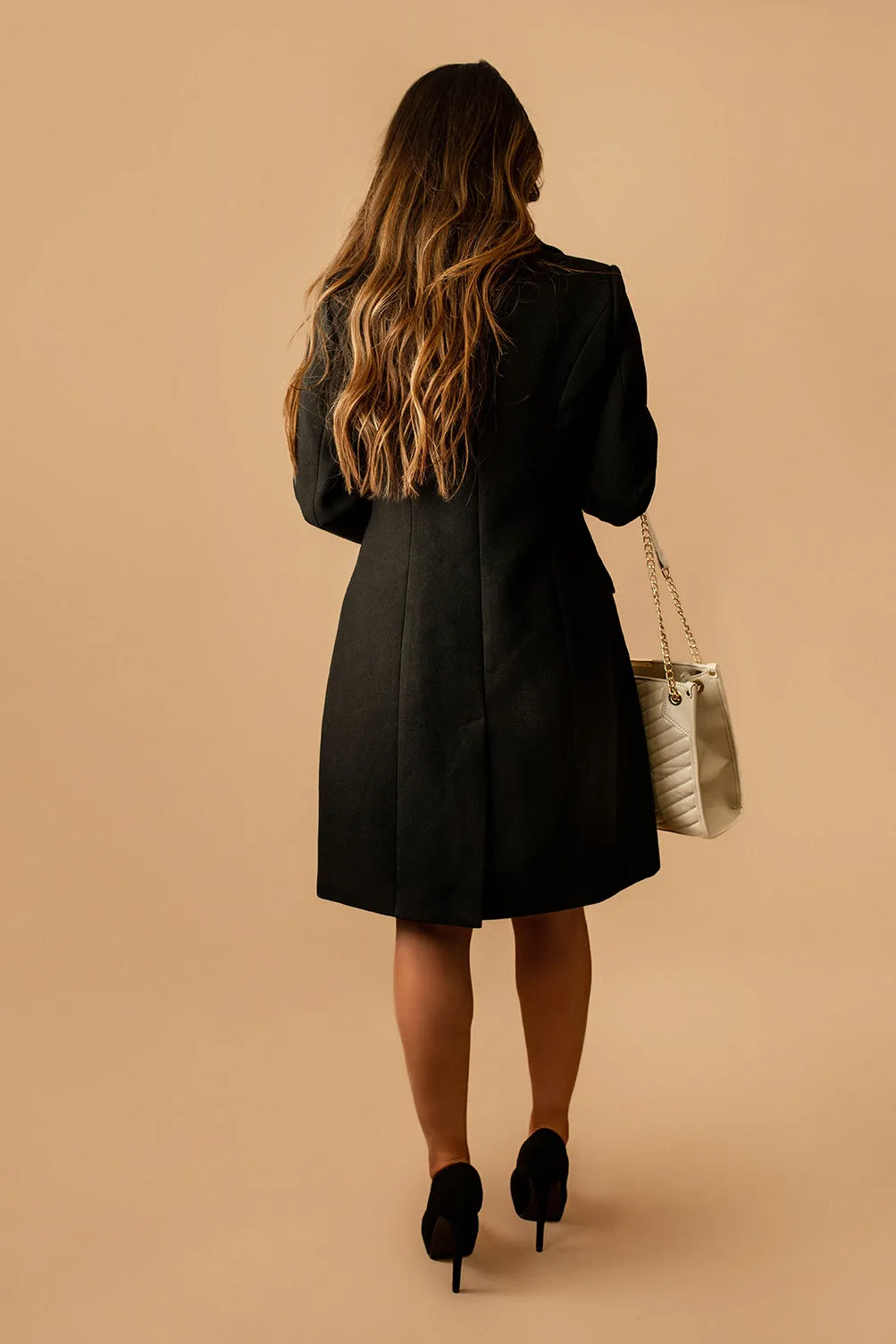 Chasing Chicago Double Breasted Jacket (Black) | FINAL SALE