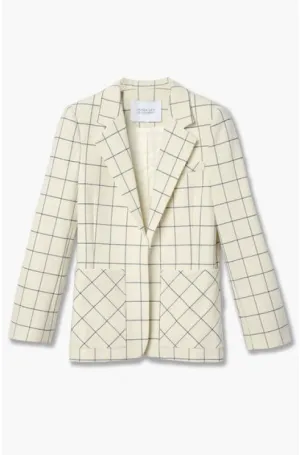 Checked Flannel Blazer