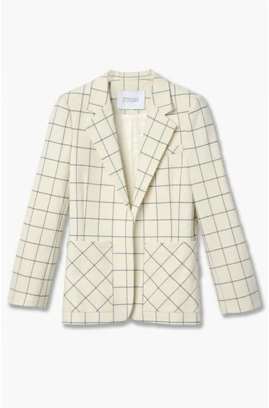 Checked Flannel Blazer