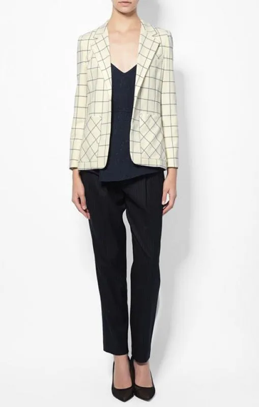 Checked Flannel Blazer