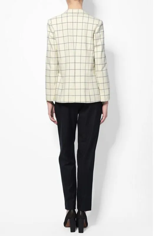 Checked Flannel Blazer