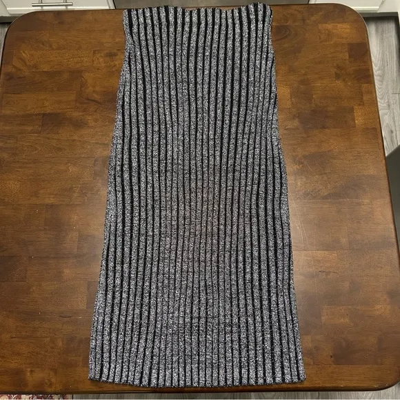 Cinq A Sept Cielo Metallic midi Skirt Size Medium