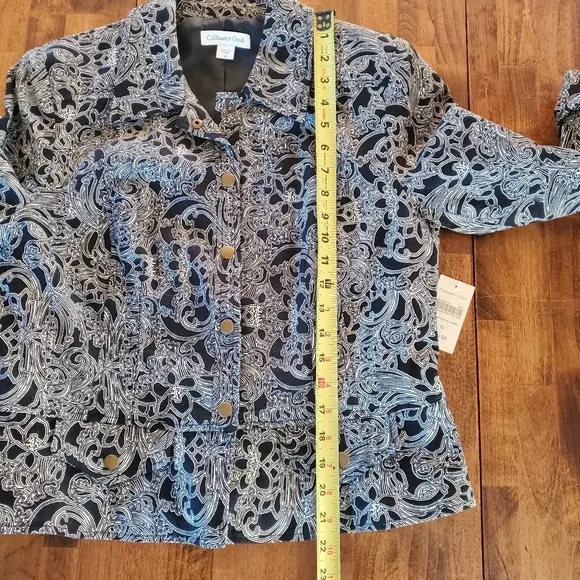 Coldwater Creek Peplum Jacket Size 10