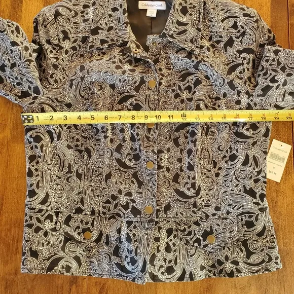 Coldwater Creek Peplum Jacket Size 10