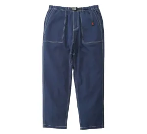 CONTRAST STITCH LOOSE TAPERED RIDGE PANT