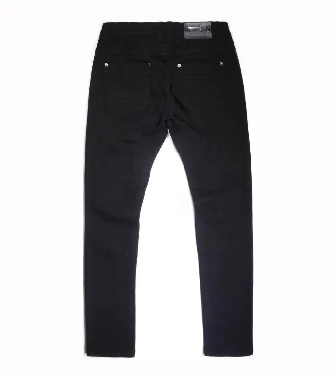 Copper Rivet - Black Distressed Denim