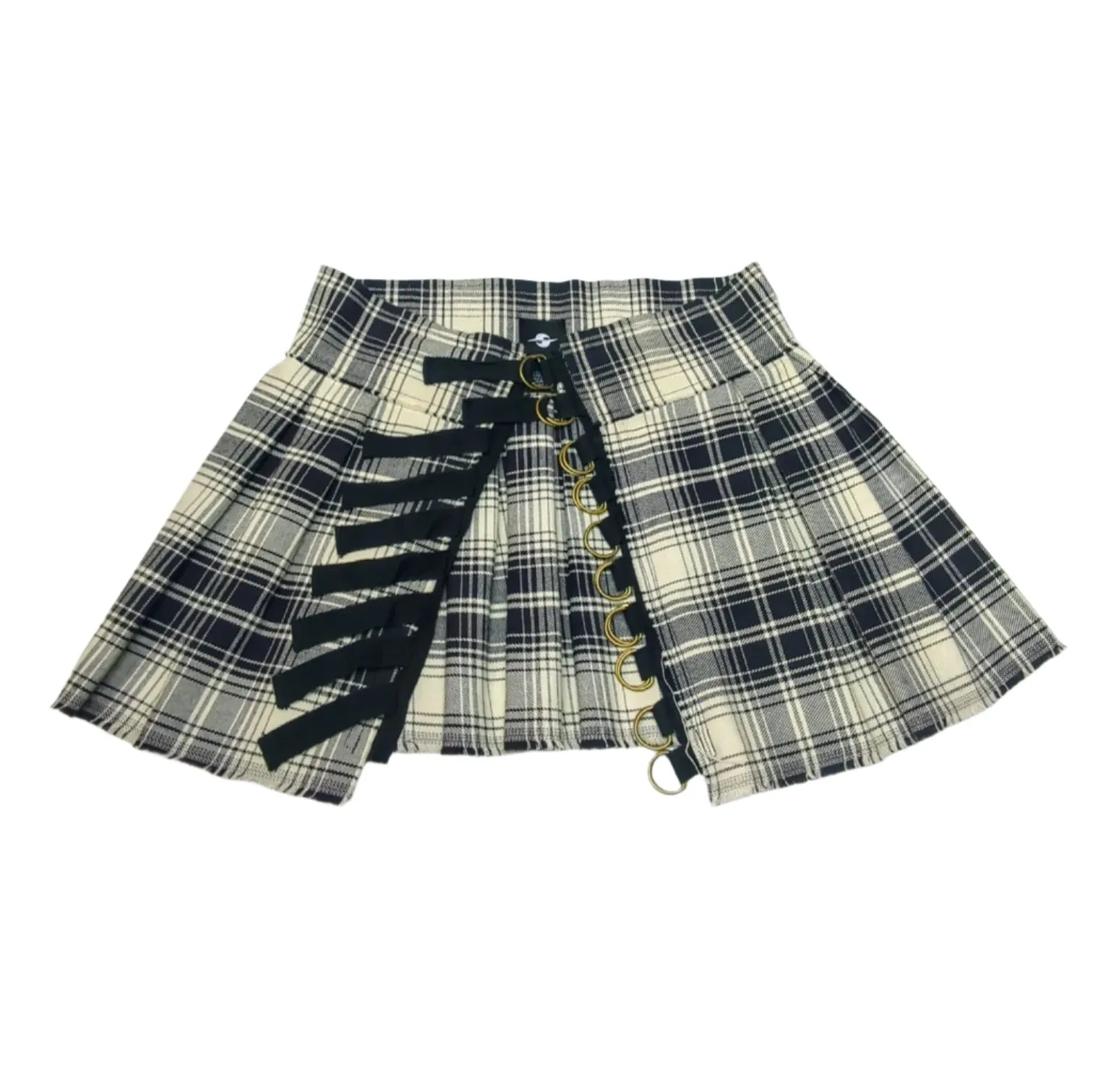 CORSET MINI SKIRT • PLAID