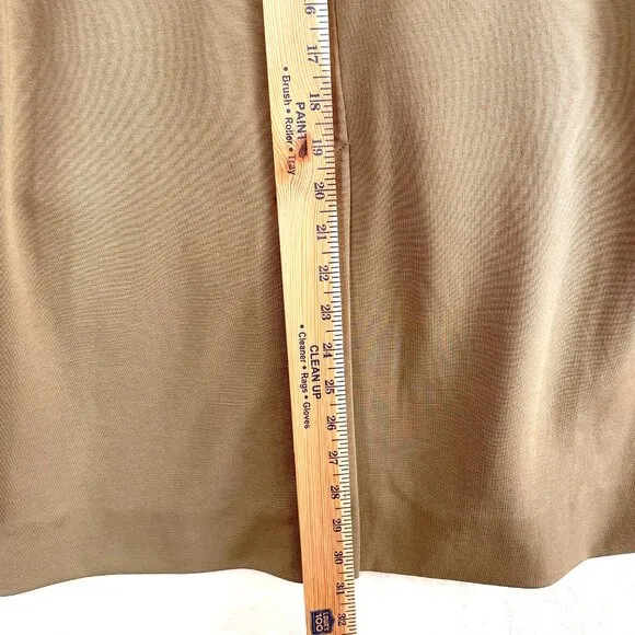 COS Jacket Womens XS Taupe/Brown Oversized Lined Jersey Blazer Collarless