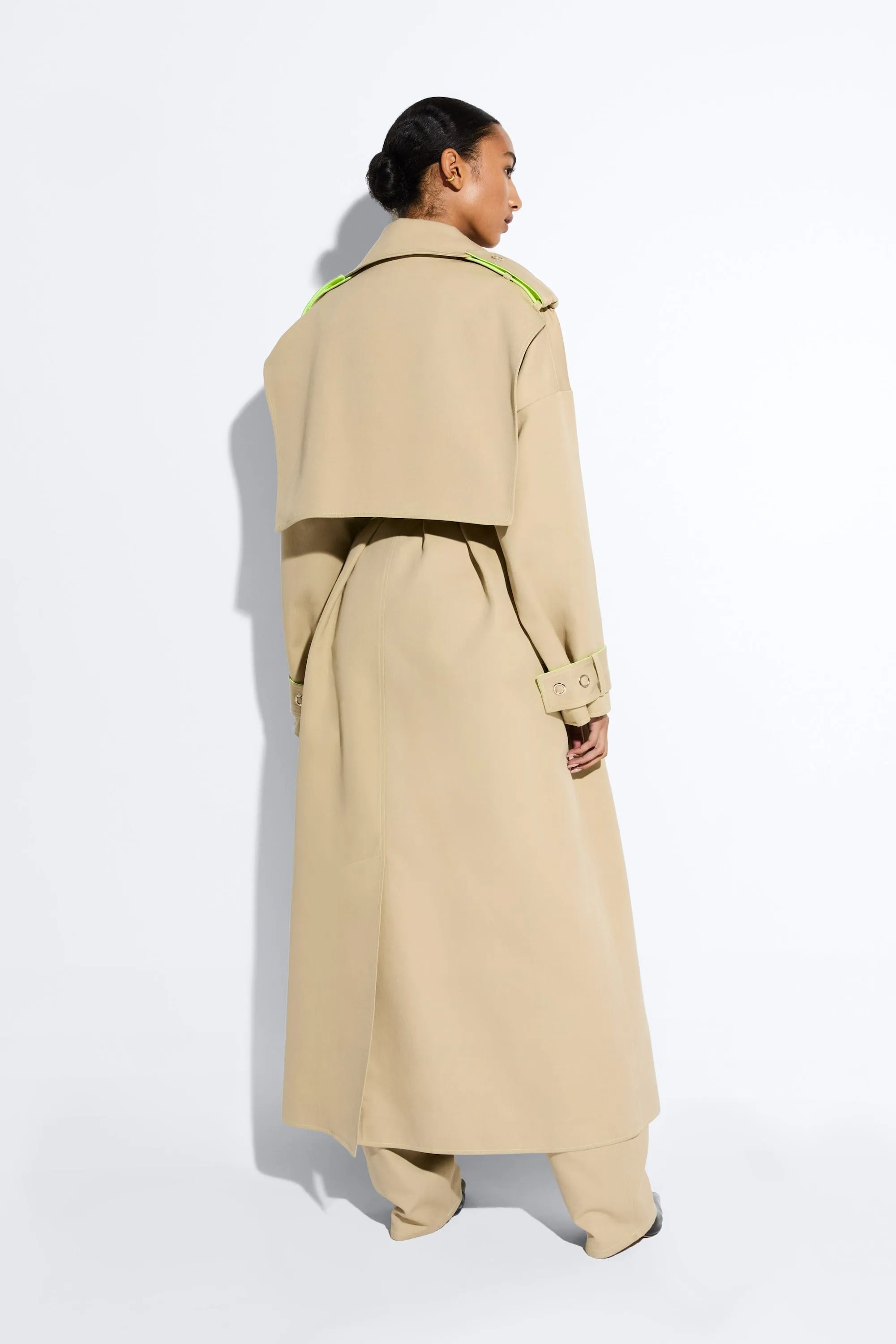 Cotton Double Breasted Trench