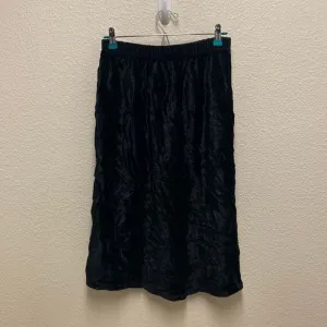 CP Shades Crushed Velvet Midi Skirt Large
