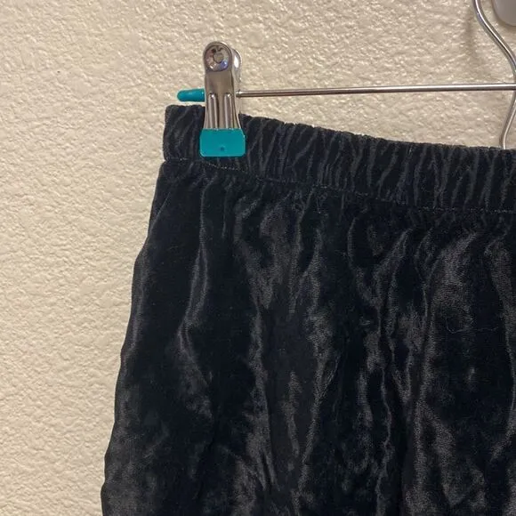 CP Shades Crushed Velvet Midi Skirt Large