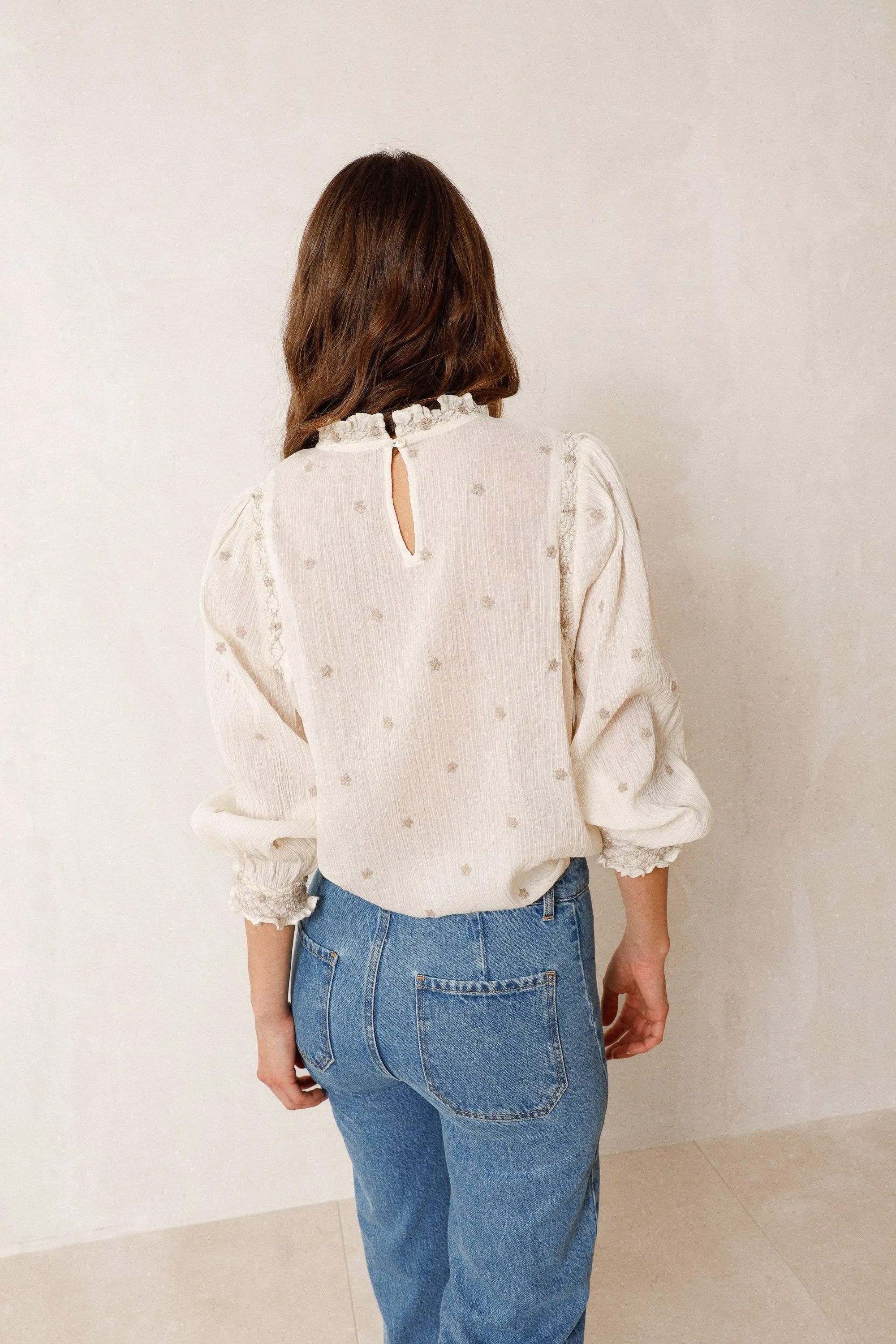 Crepe Gauze Blouse