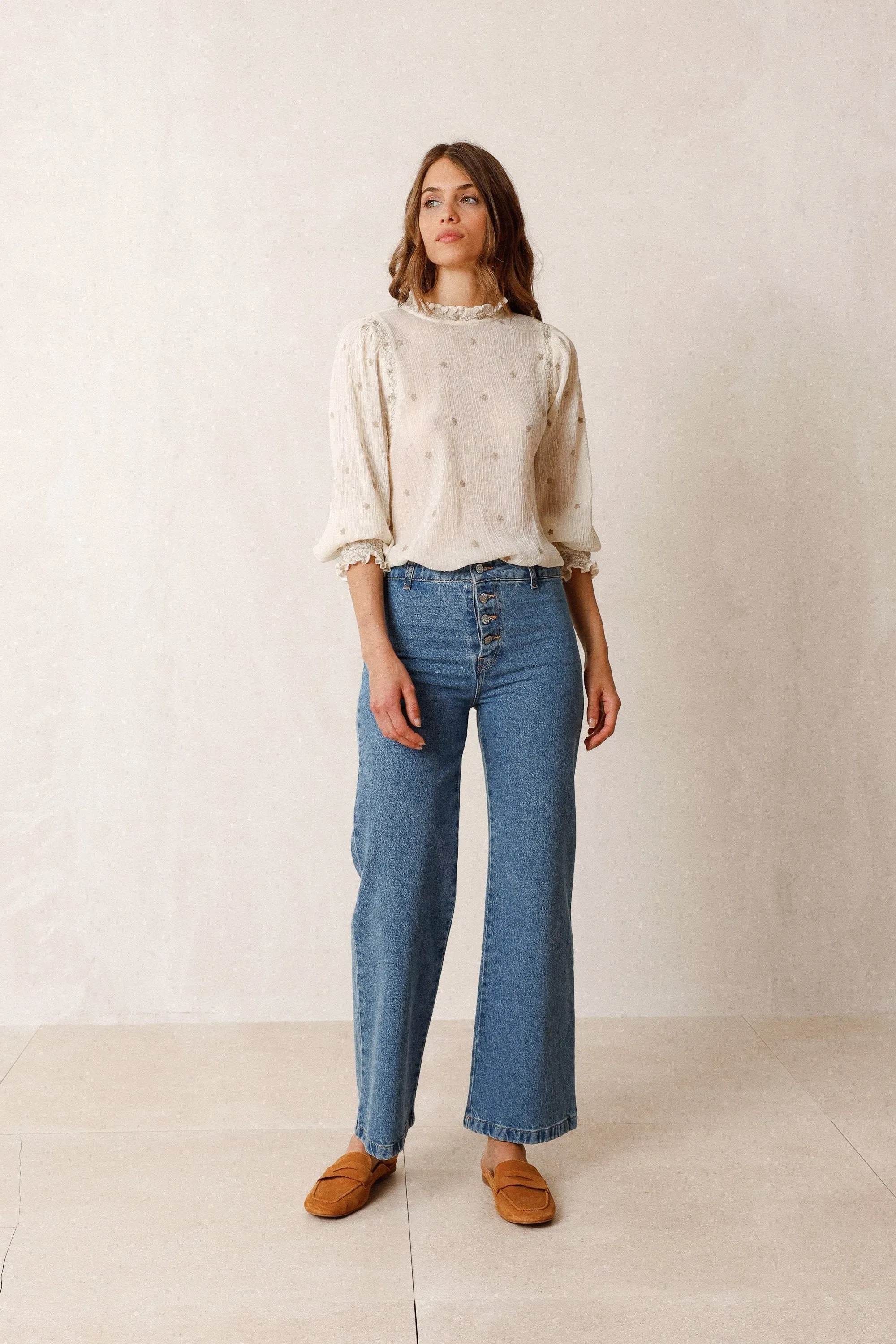 Crepe Gauze Blouse