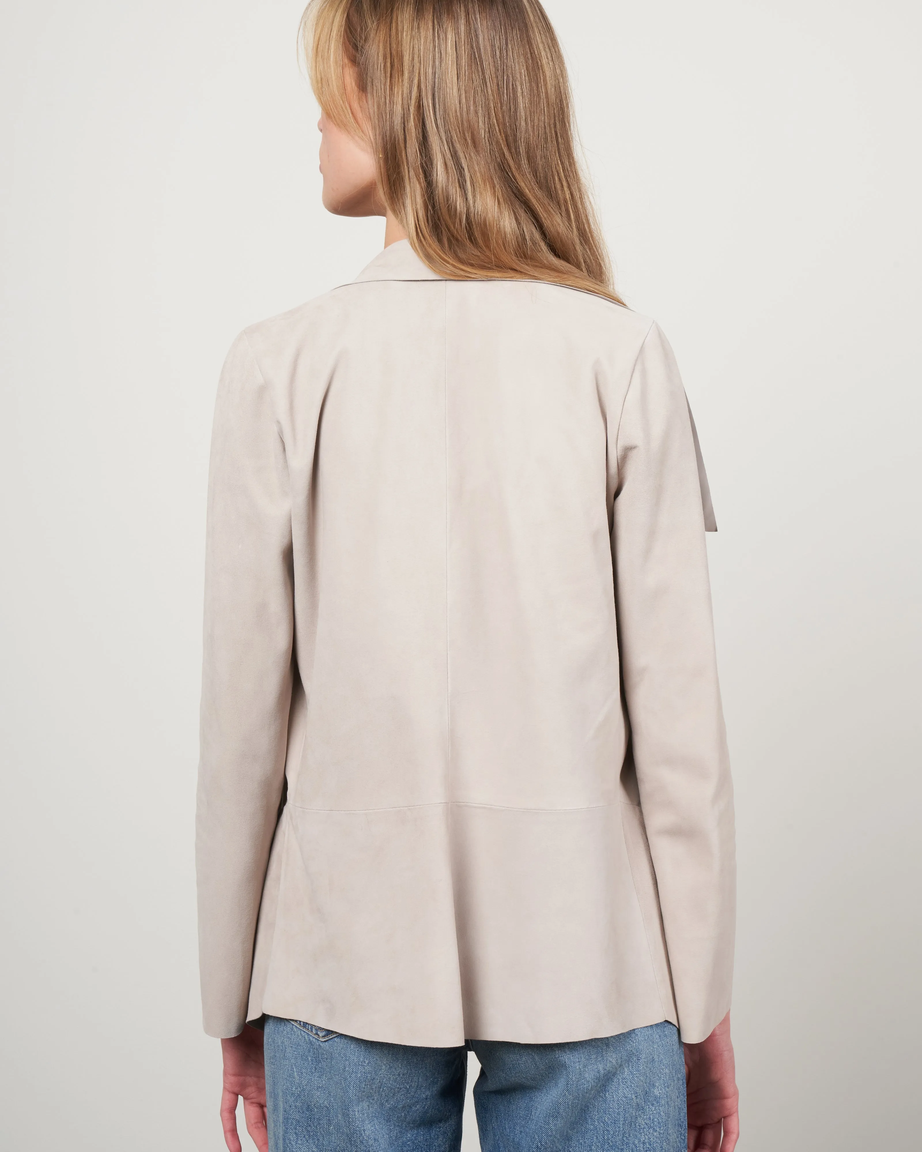 deconstructed blazer - ash