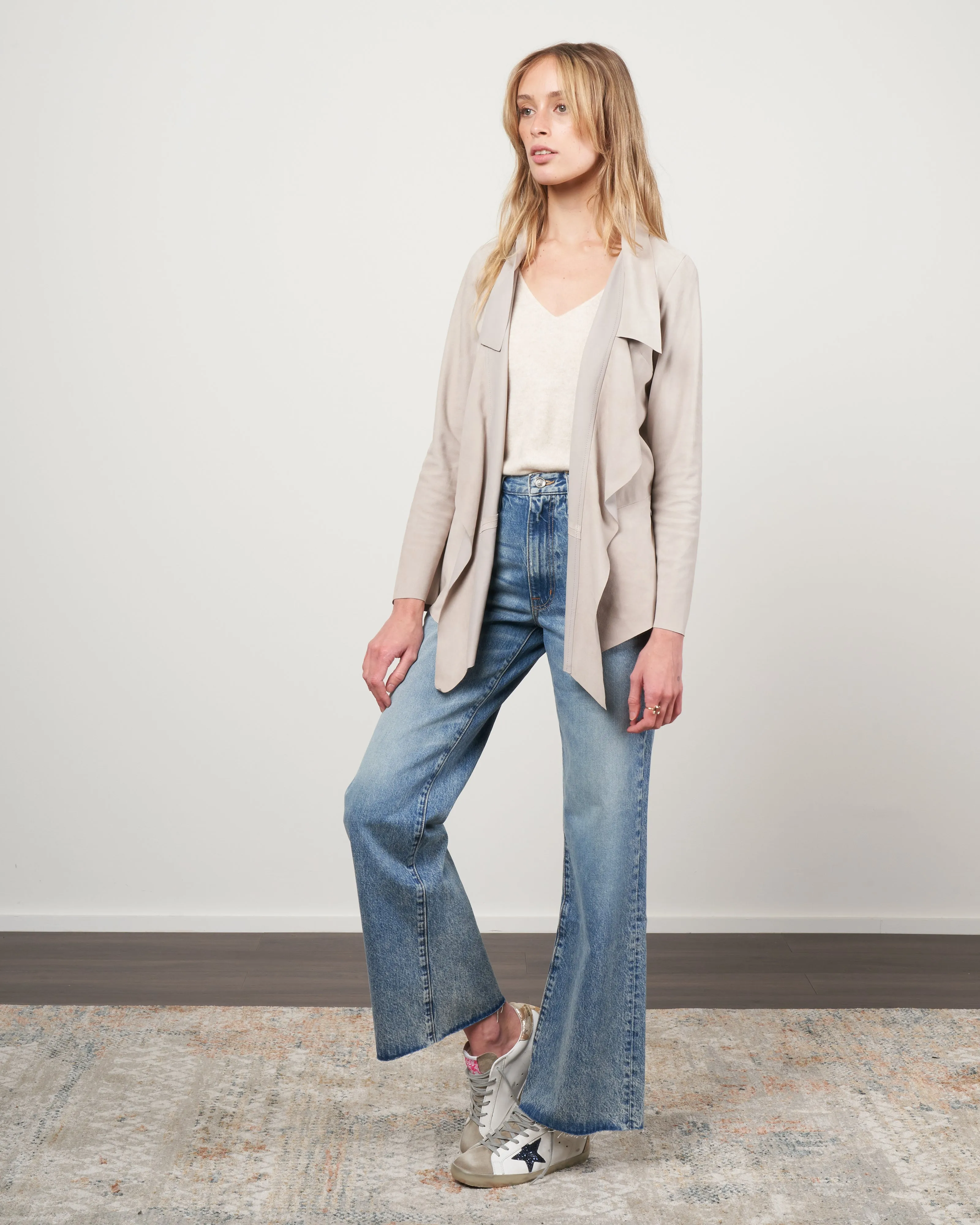deconstructed blazer - ash