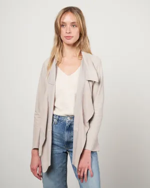 deconstructed blazer - ash