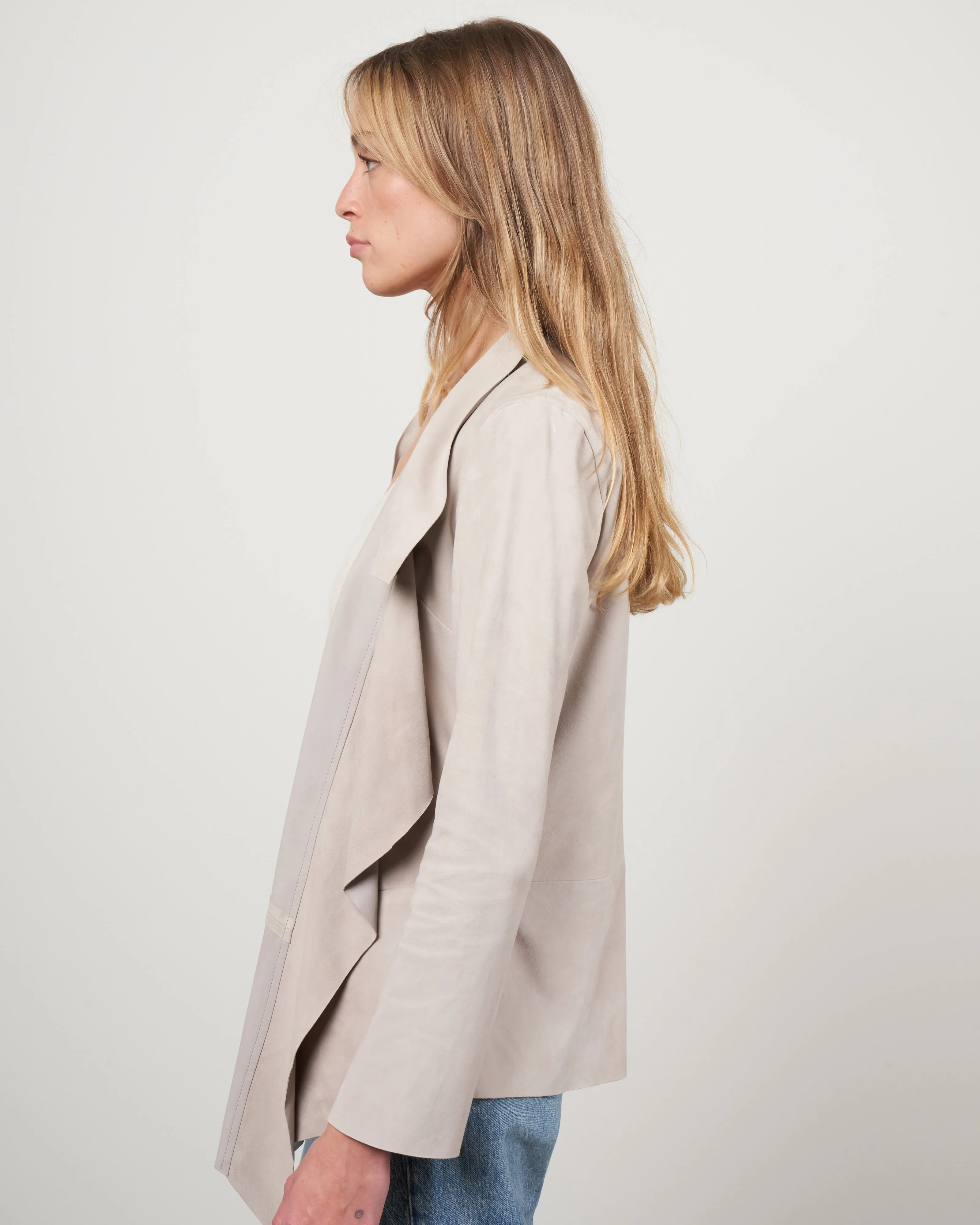 deconstructed blazer - ash