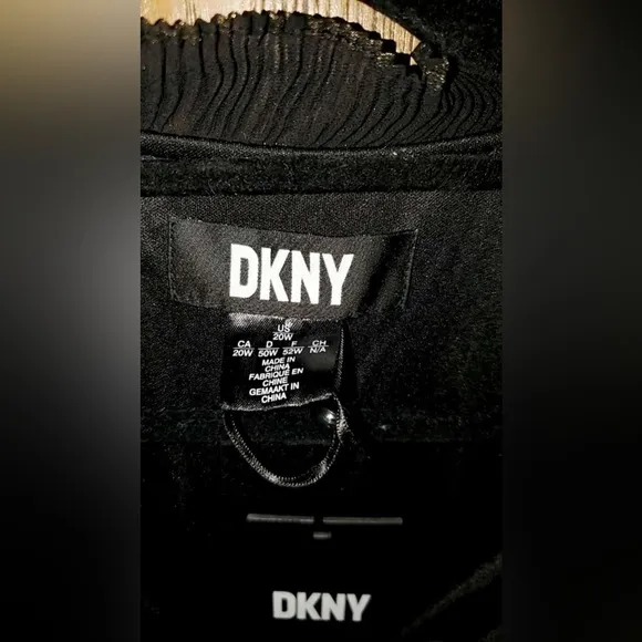 DKNY Womens Black Lined Pullover Balloon Sleeve Shift Dress Plus Size: 20W NWT