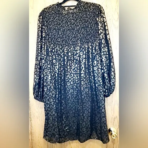 DKNY Womens Black Lined Pullover Balloon Sleeve Shift Dress Plus Size: 20W NWT