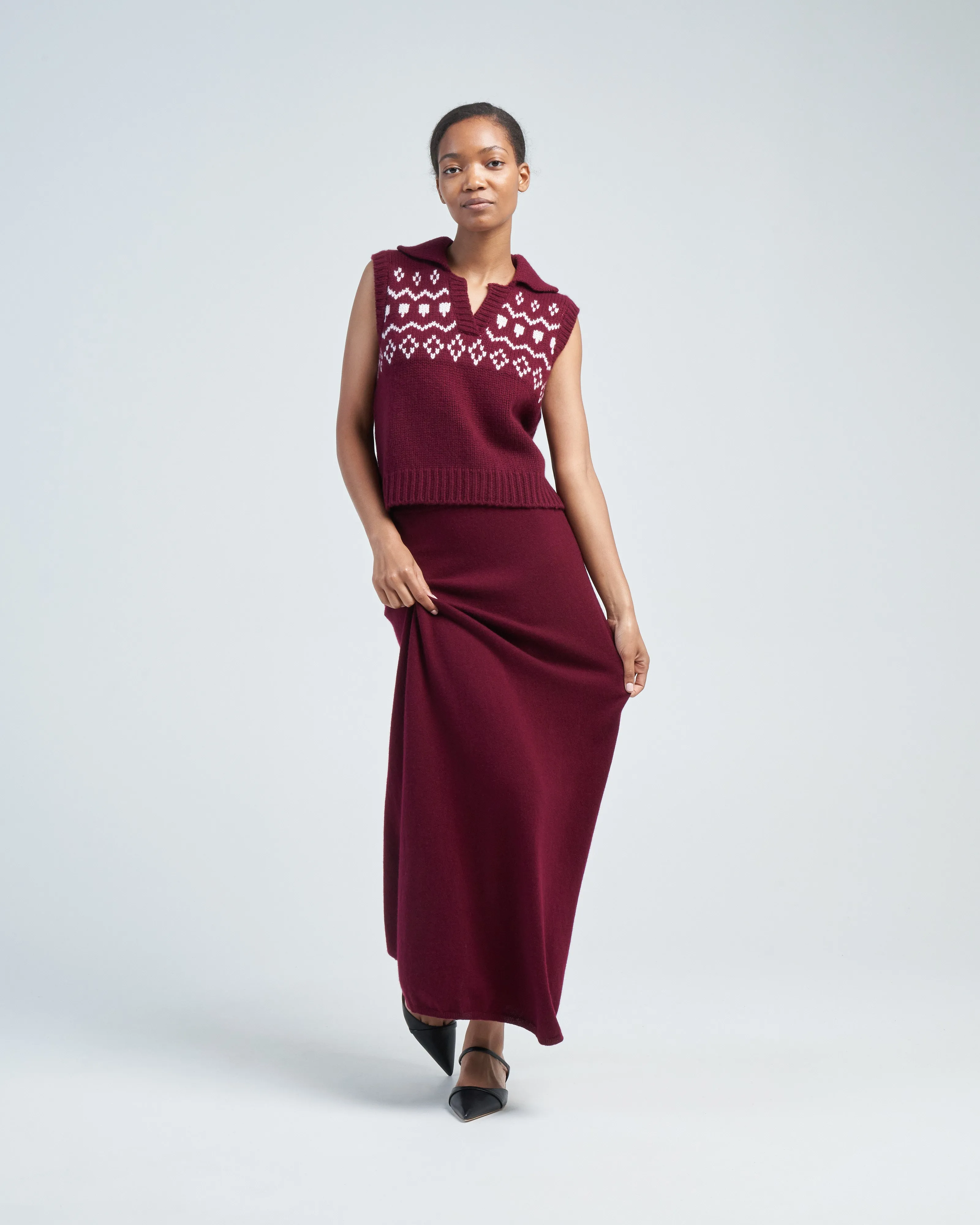 dolly skirt - cherry