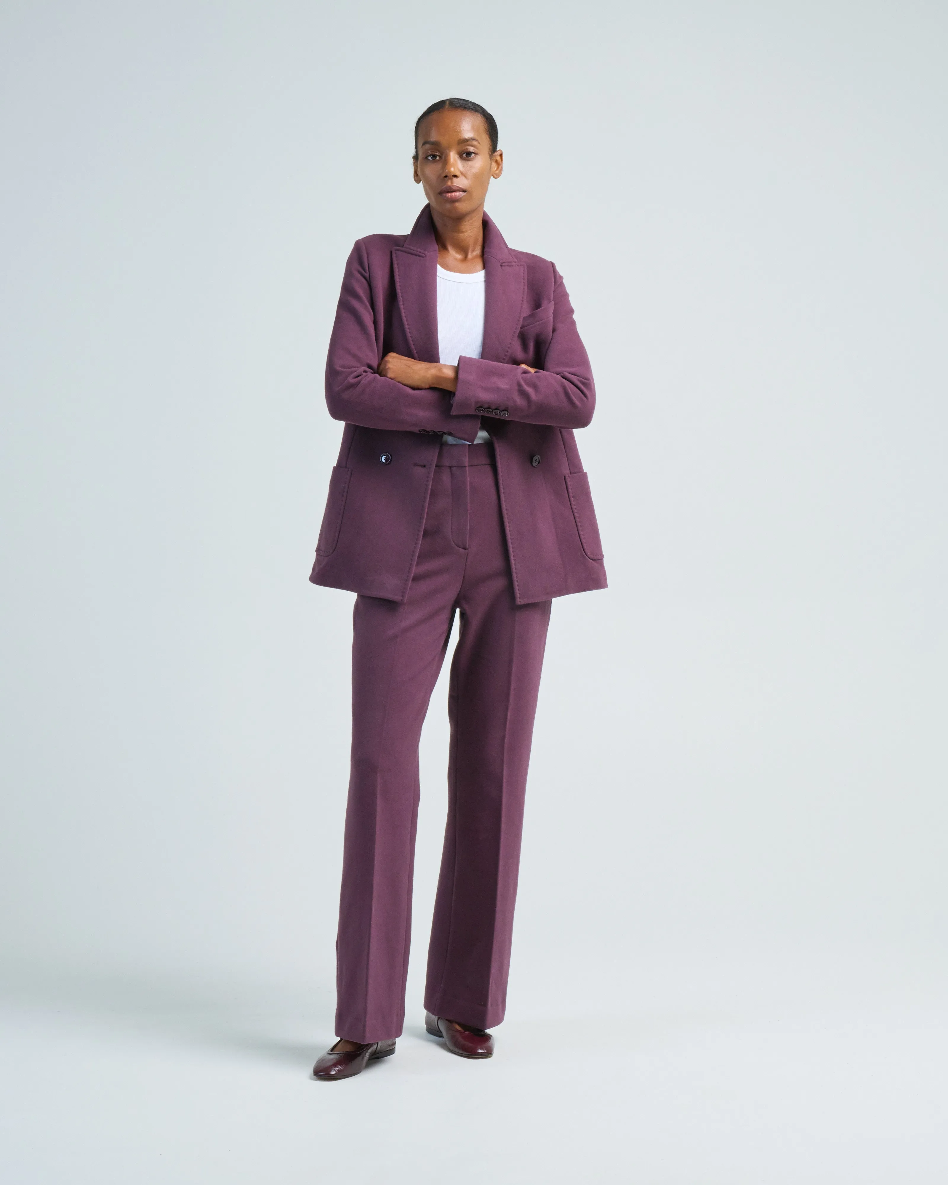 double breasted boyfriend blazer