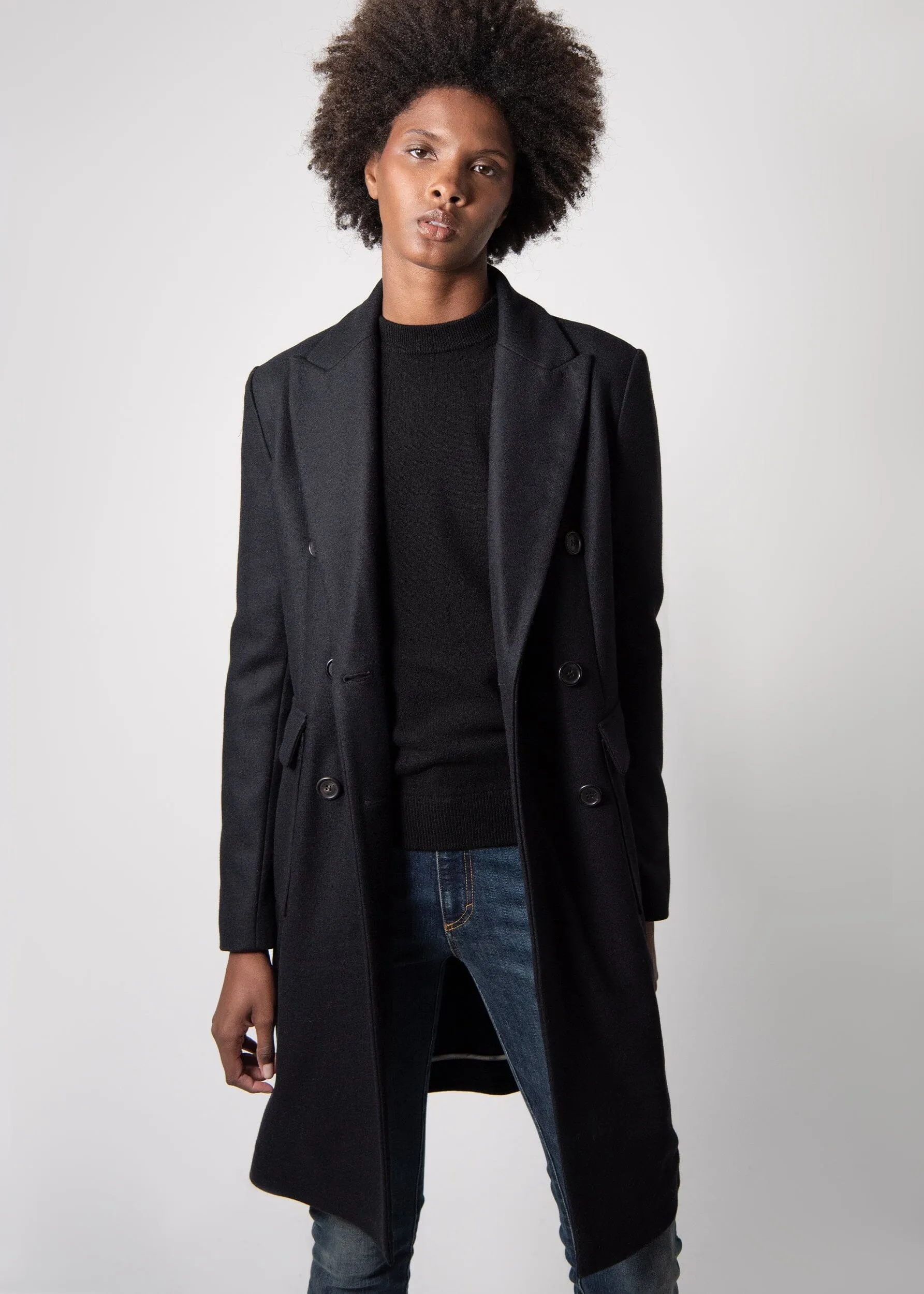 DOUBLE-BREASTED COAT
