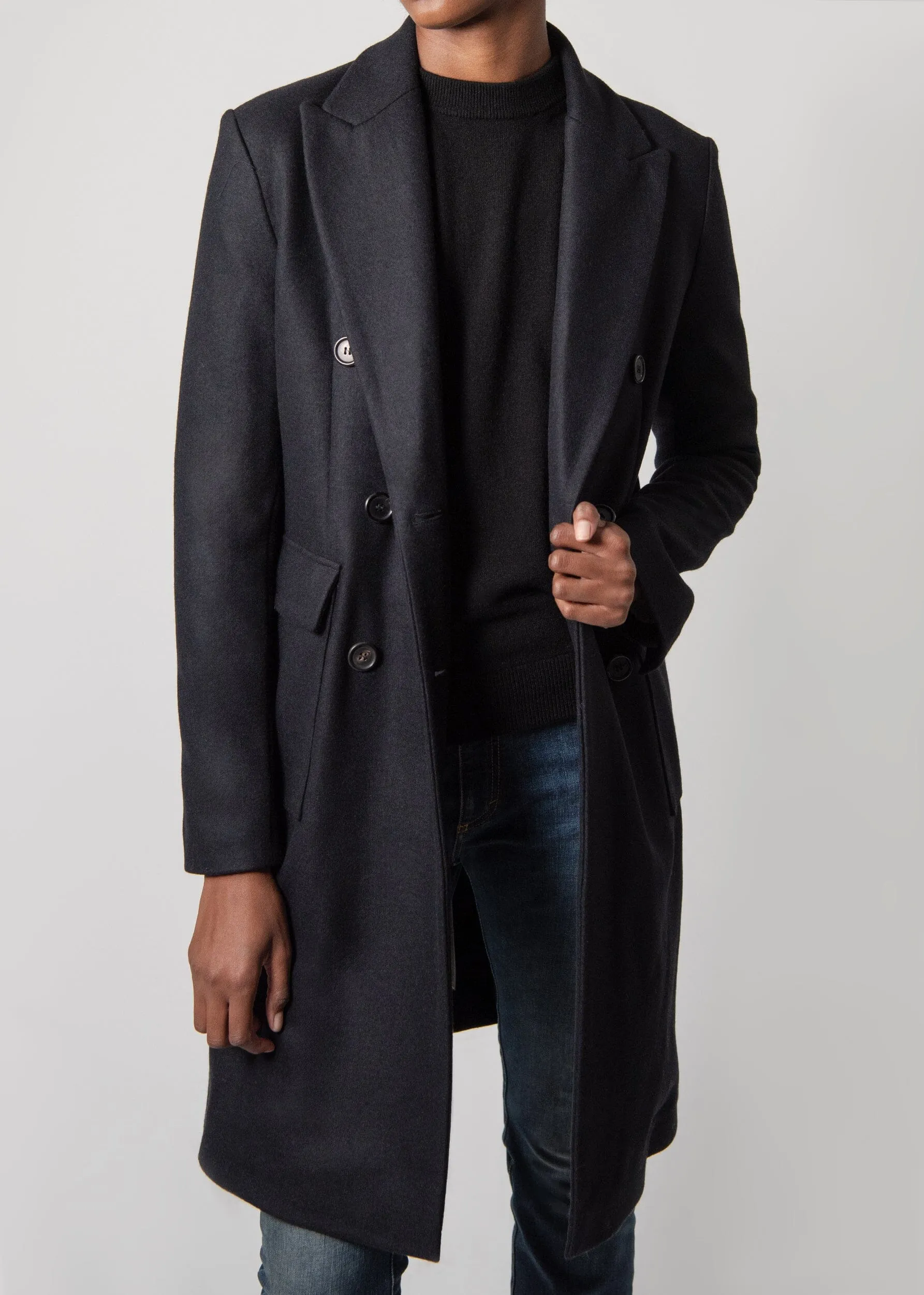 DOUBLE-BREASTED COAT