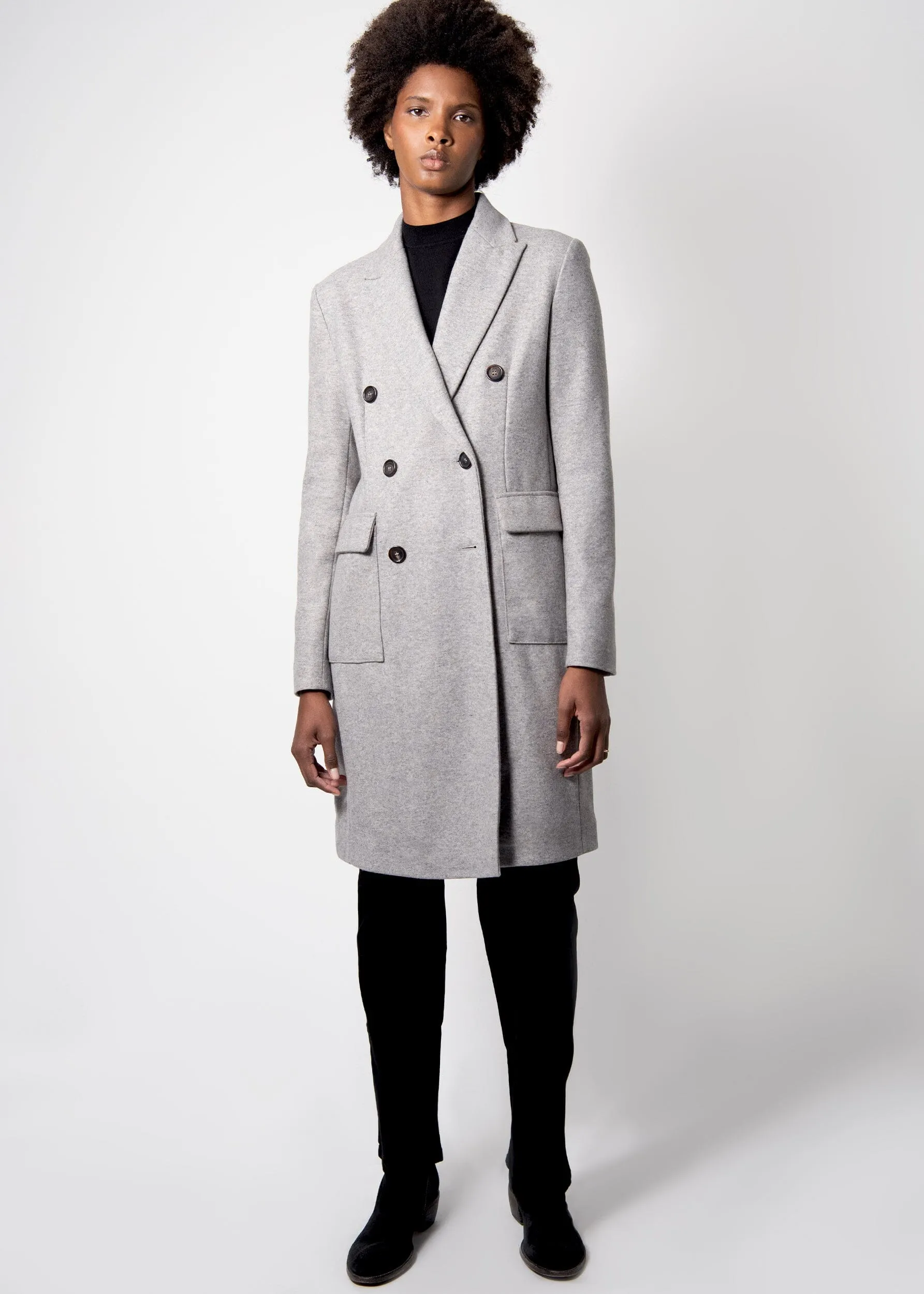 DOUBLE-BREASTED COAT