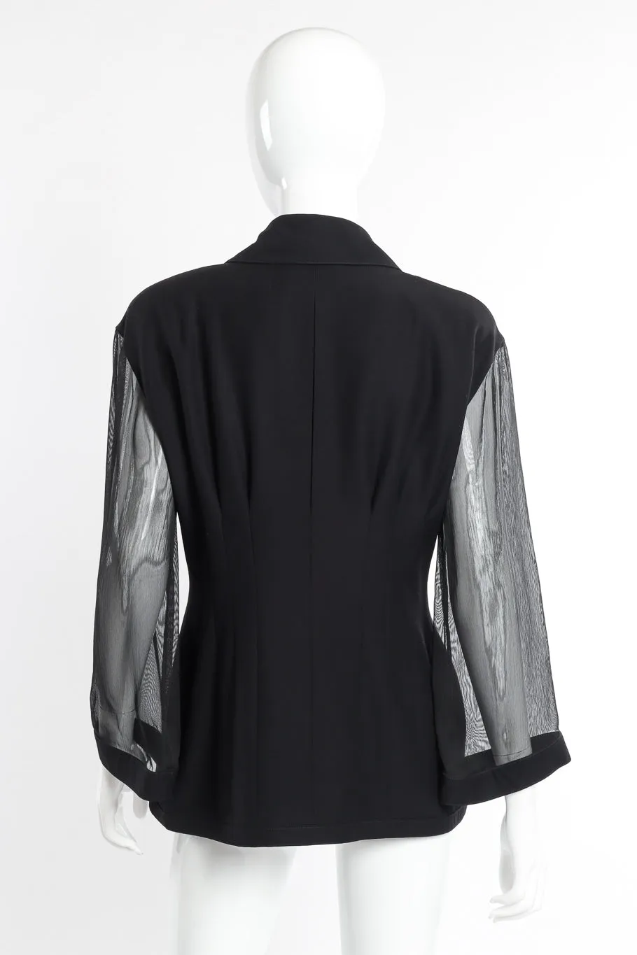 Double Breasted Sheer Jacket