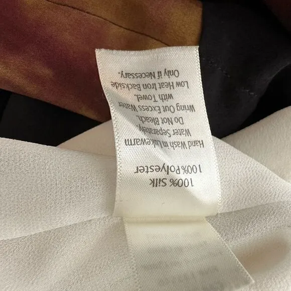 Ecru Silk Mini Shift Dress| Size XS