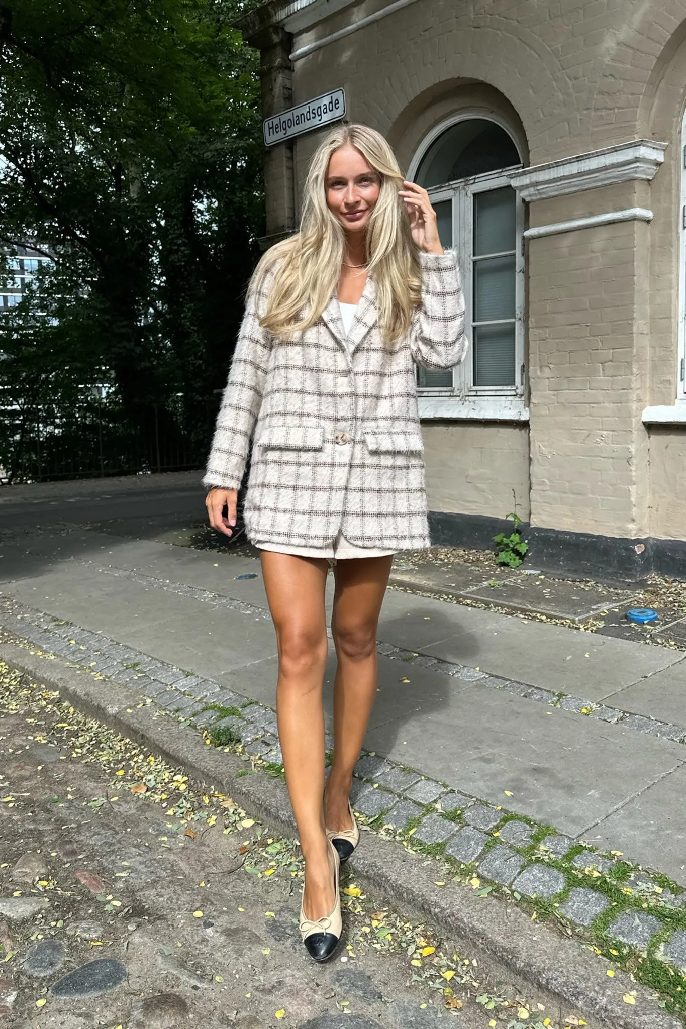ElisaIC Blazer - Beige Brun Ternet