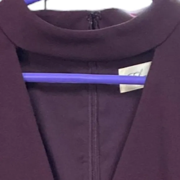 Eliza J Purple Bell Sleeve Choker Night Out Shift Dress