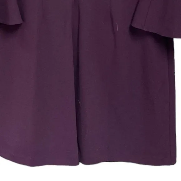 Eliza J Purple Bell Sleeve Choker Night Out Shift Dress