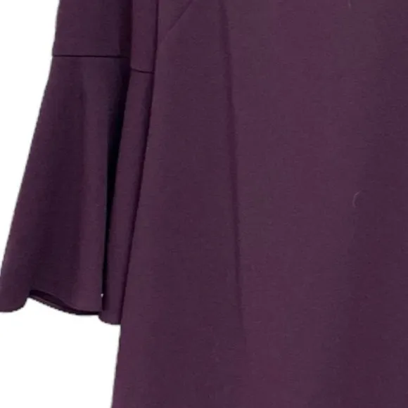 Eliza J Purple Bell Sleeve Choker Night Out Shift Dress