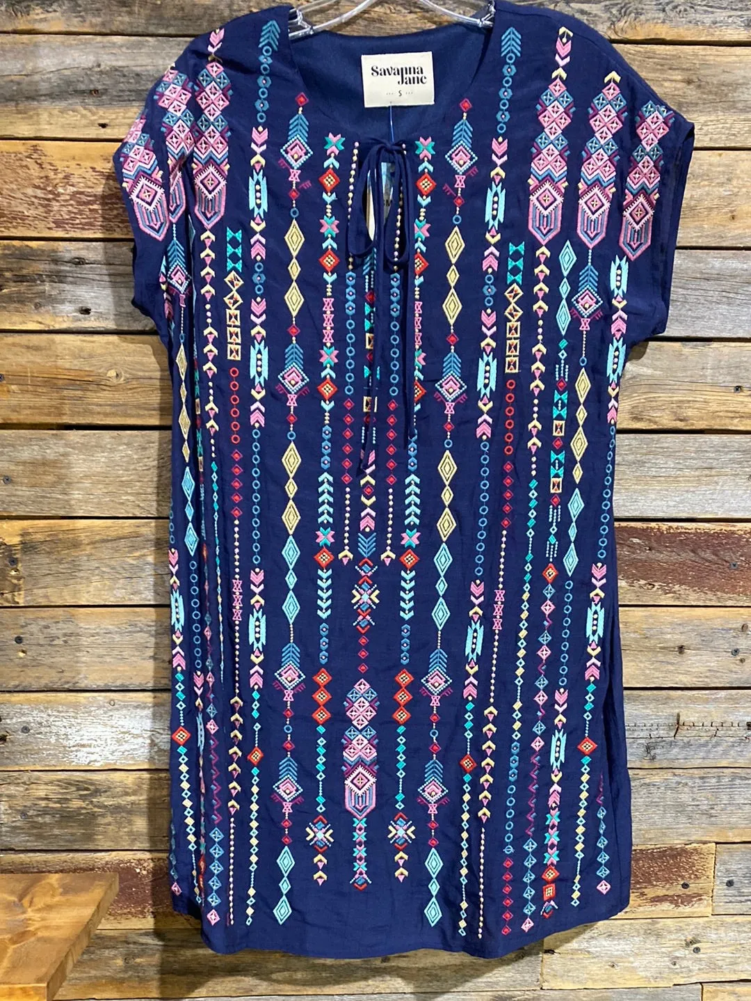 Elizabeth Embroidered Shift Dress