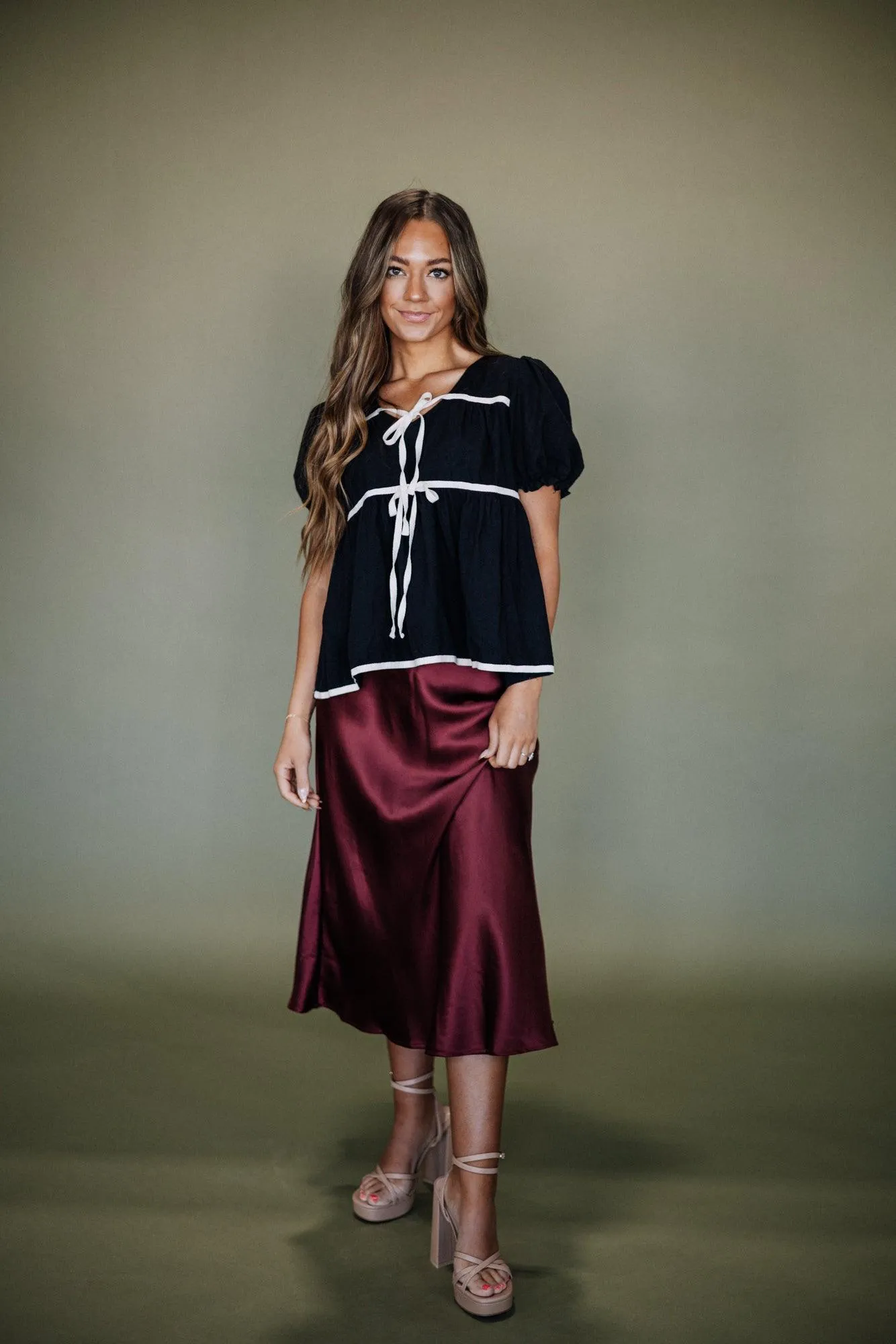 Emberli Silk Skirt