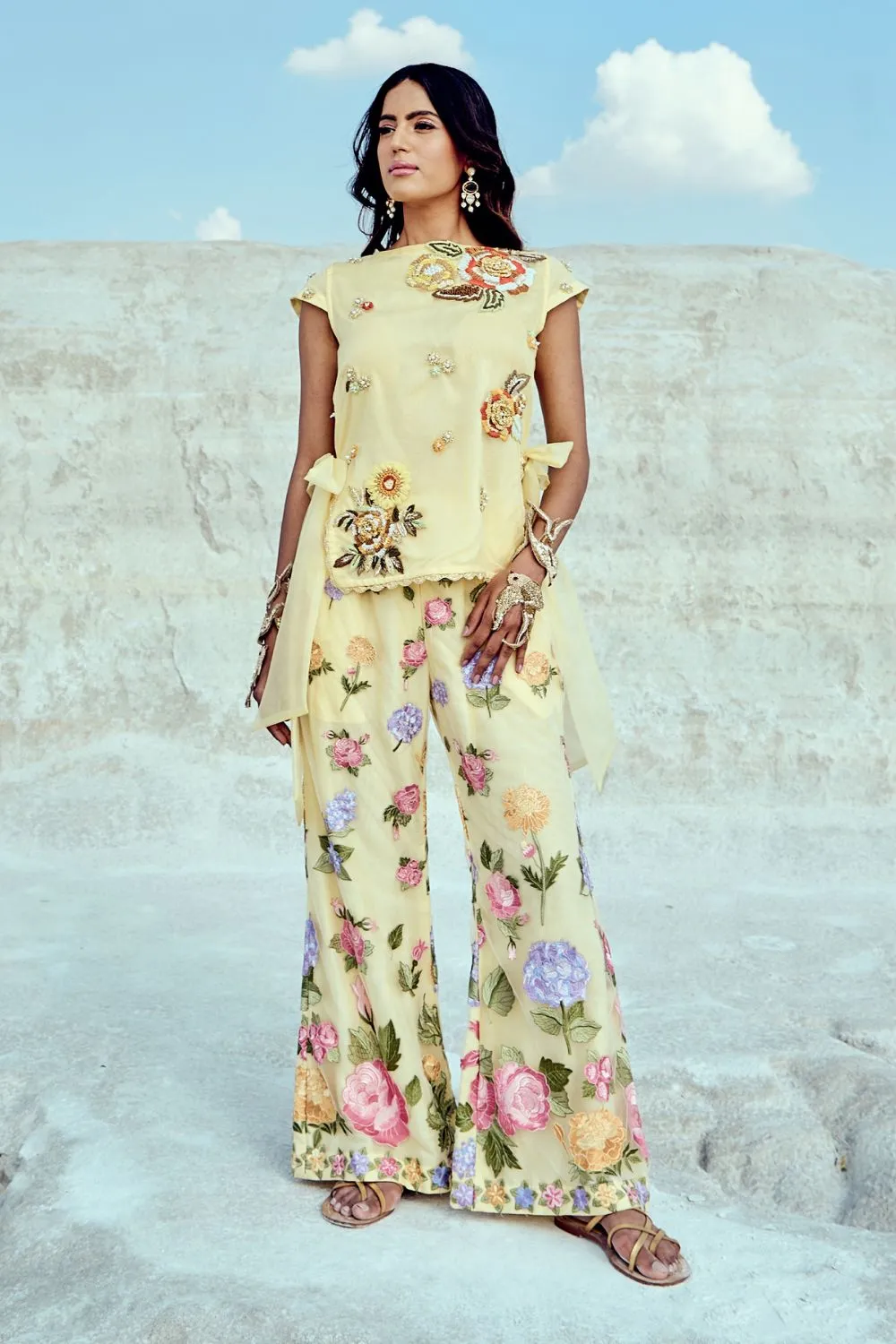 Embroidered Pant